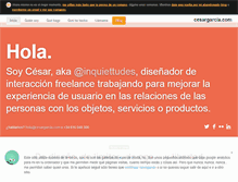 Tablet Screenshot of cesargarcia.com